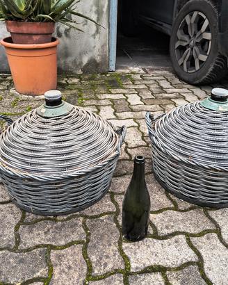 Damigiane +  bottiglie
