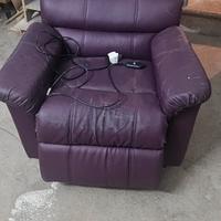Poltrona relax con poggiapiedi elettrico 