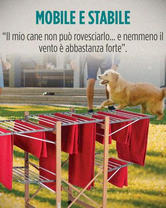 Elegante Stendibiancheria Estensibile da Esterno e