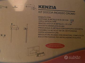 Kit miscelatore doccia incasso