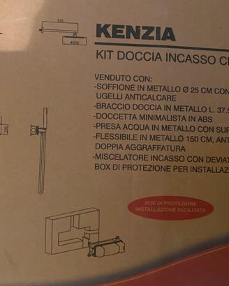Kit miscelatore doccia incasso