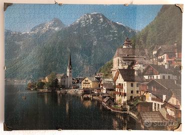 Quadro Puzzle "Paese di montagna"
