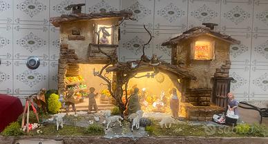 Presepe realizzato a mano