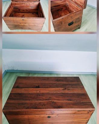 Baule antico legno
