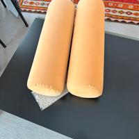 2 cuscino rullo arancione
