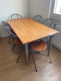 Tavolo IKEA massello 6 posti 150x80cm