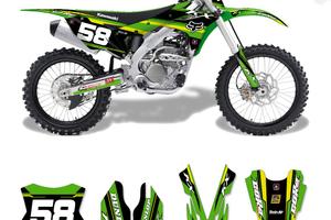 Kit GRAFICHE KAWASAKI Kx/Kxe/Kxf/kxfe 2 e 4 temp