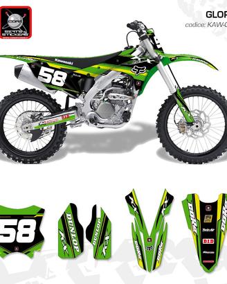 Kit GRAFICHE KAWASAKI Kx/Kxe/Kxf/kxfe 2 e 4 temp