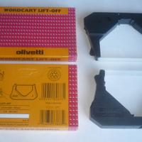 3 Pezzi Olivetti Tecnost Vintage Wordcart Lift-Off