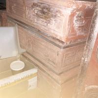 Stufa a legna in cotto