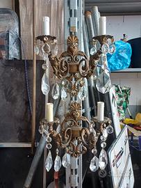 Applique stile barocco con cristalli