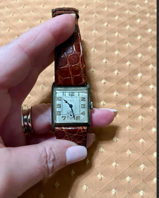 LANCOraroOROLOGIOvintageMILITAREcassaTANKinARGENTO