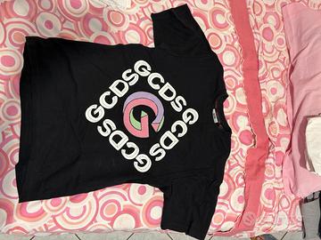 Maglietta nera GCDS