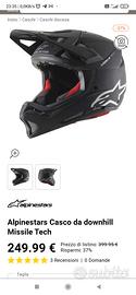 Casco Alpinestars Missile carbon Large 59/60cm