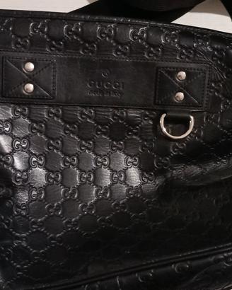 Borsa originale Gucci in pelle con certificato