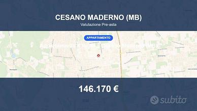 Immobile in asta di 72 m² con box auto a Cesano Ma