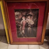 Quadro stampa di Lino Selvatico "Mamma con bambino