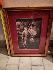 Quadro stampa di Lino Selvatico "Mamma con bambino