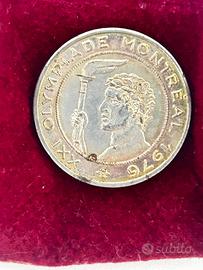 Moneta commemorativa olimpiadi Montreal 1976