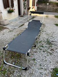 Lettino prendisole pieghevole
