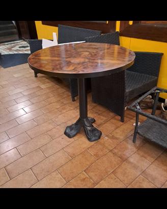 tavolo rotondo stile bistrot/bar
