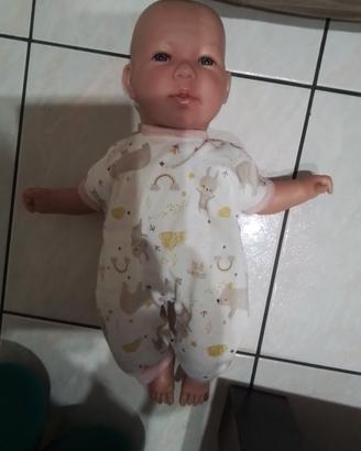 bambola reborn che piange con accessori 