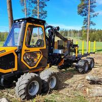 Forwarder Porteur compatti con gru
