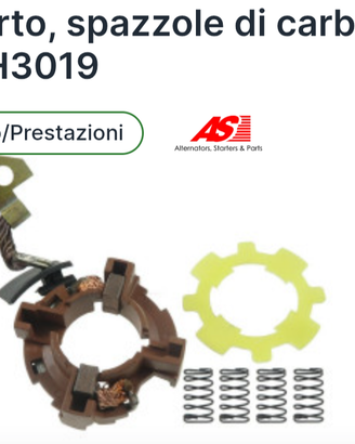 Spazzole motorino d'avviamento