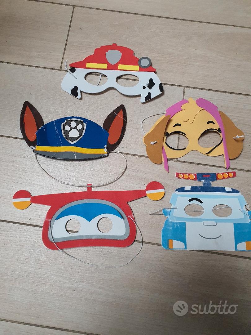 Carnevale 5 Maschere dei Paw Patrol usate - Tutto per i bambini In vendita  a Milano