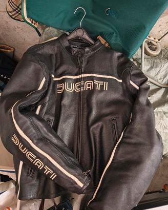 Giubbotto Dainese Ducati 80s in pelle
