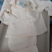 Vestito battesimo bimbo elegante