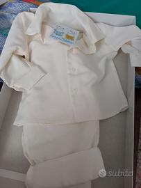 Vestito battesimo bimbo elegante