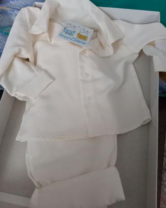 Vestito battesimo bimbo elegante
