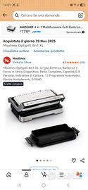 Moulinex Optigrill 4in1 XL, Griglia Elettrica