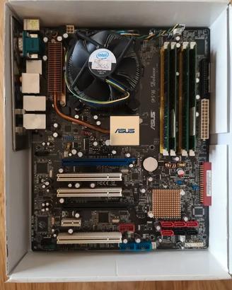ASUS P5B Deluxe +8GB RAM +Intel Q9300
