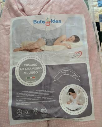 Cuscino allattamento multiuso Baby Idea.