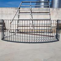 ringhiera centinata zincata verniciata come nuova