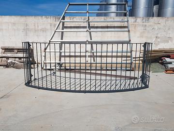 ringhiera centinata zincata verniciata come nuova