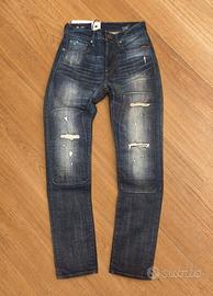 Jeans G-Star Raw 3301 Slim blu da Uomo, 28W / 32L 