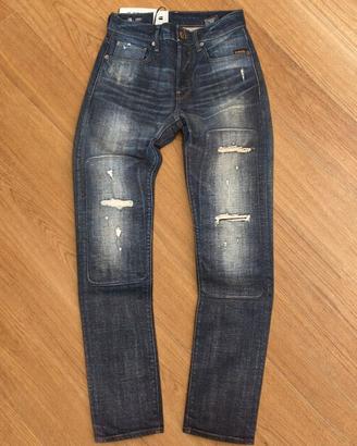 Jeans G-Star Raw 3301 Slim blu da Uomo, 28W / 32L 