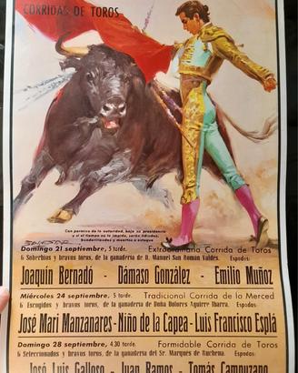 MANIFESTO Corrida Barcellona