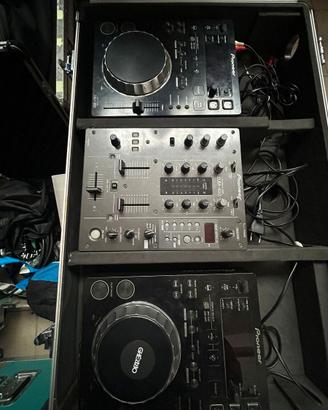 Consolle Piooner Cdj 350 + Mixer Djm 400