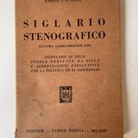 Manuali Hoepli "Siglario Stenografico"