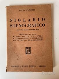 Manuali Hoepli "Siglario Stenografico"