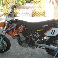 KTM exc 520 Supermotard pronto pista