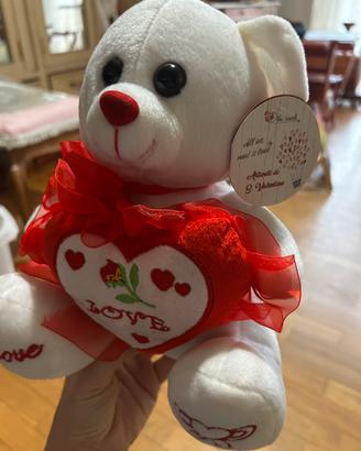 Peluche san Valentino nuovo