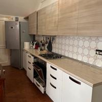Cucina componibile legno e smalto