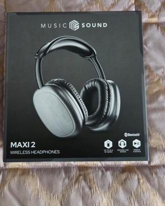 Cuffie bluetooth Music Sound Wireless Headphones 