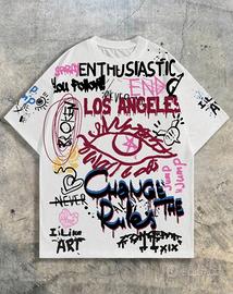 Maglia oversize murales