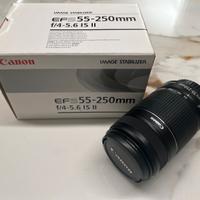 Canon EF-S 55-250 F4-5.6 IS II - come nuovo